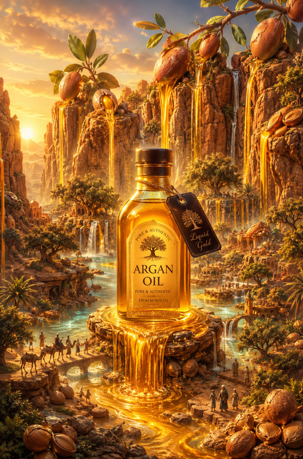 Coconut Oil Bottle as Heart of Tropical Realm thumbnail 3