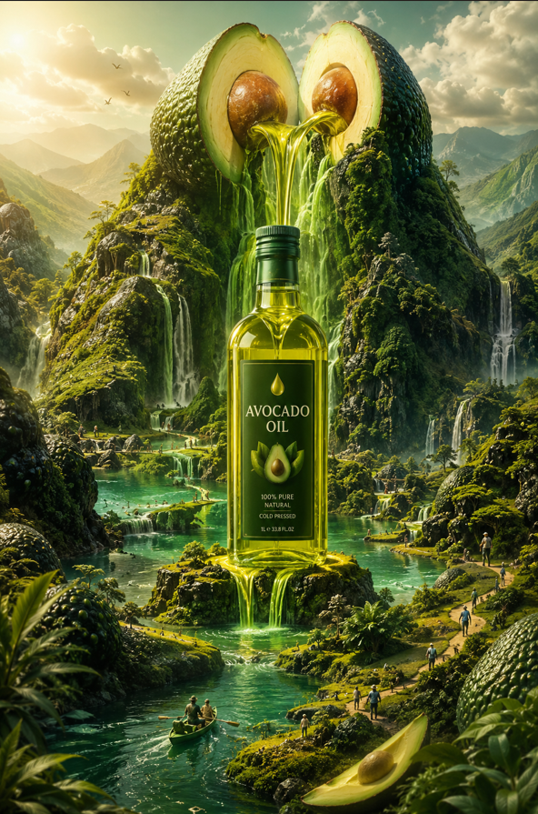 Coconut Oil Bottle as Heart of Tropical Realm thumbnail 4