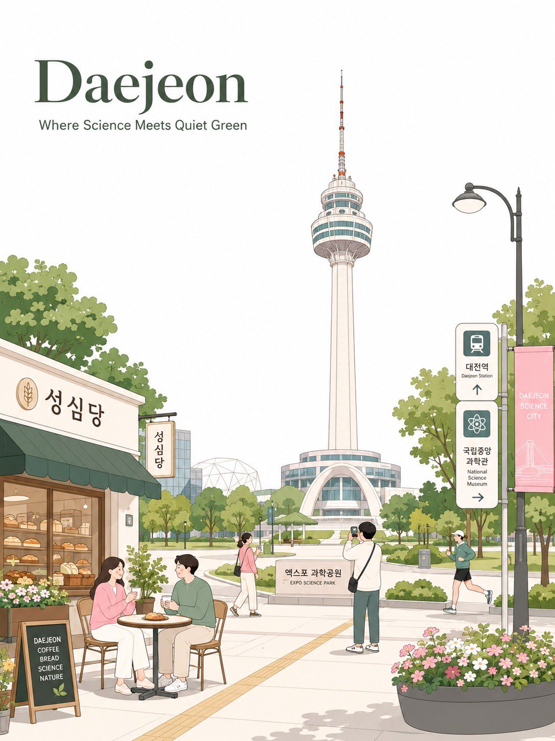 Minimalist Travel Poster for a City thumbnail 4