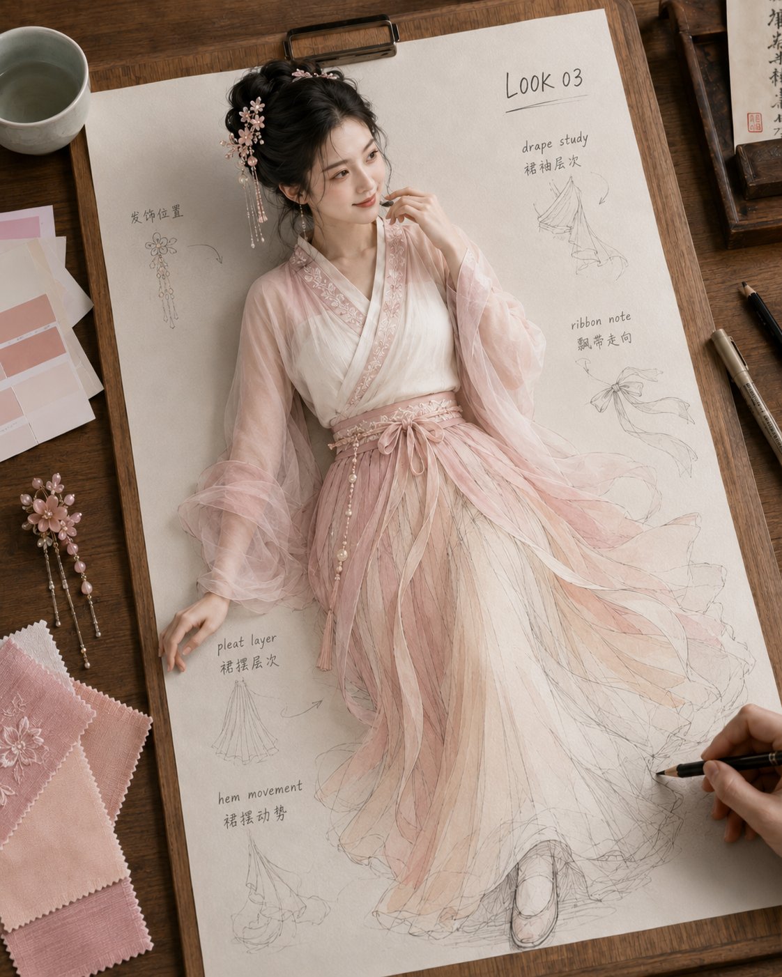 Ancient Costume Sketches Come to Life in 2D/3D Fusion thumbnail 3