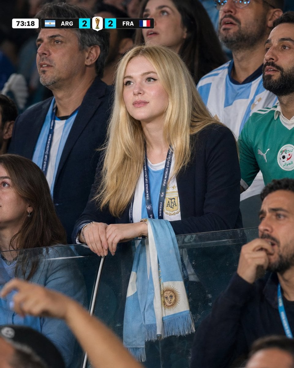Argentina Fan in VIP Suite at World Cup Match
