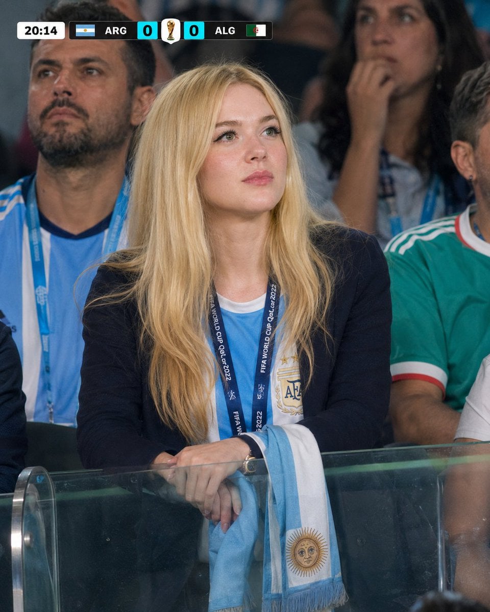 Argentina Fan in VIP Suite at World Cup Match thumbnail 2