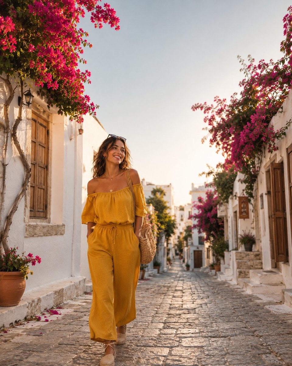Golden Hour in a Mediterranean Alley thumbnail 2