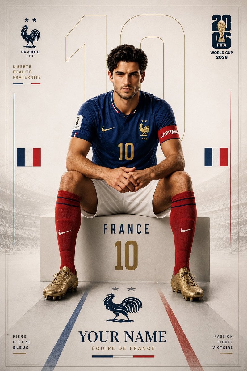 FIFA World Cup 2026-Inspired Sports Editorial Portrait thumbnail 2
