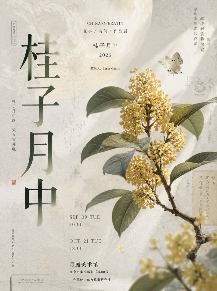 新中式高端展览海报：东方美学与纸本质感 thumbnail 3