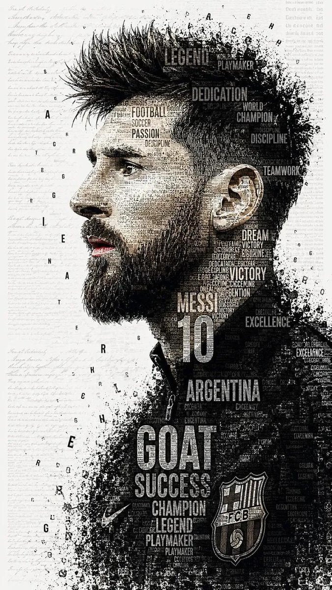 Typographic Portrait of an Athletic Young Man thumbnail 2