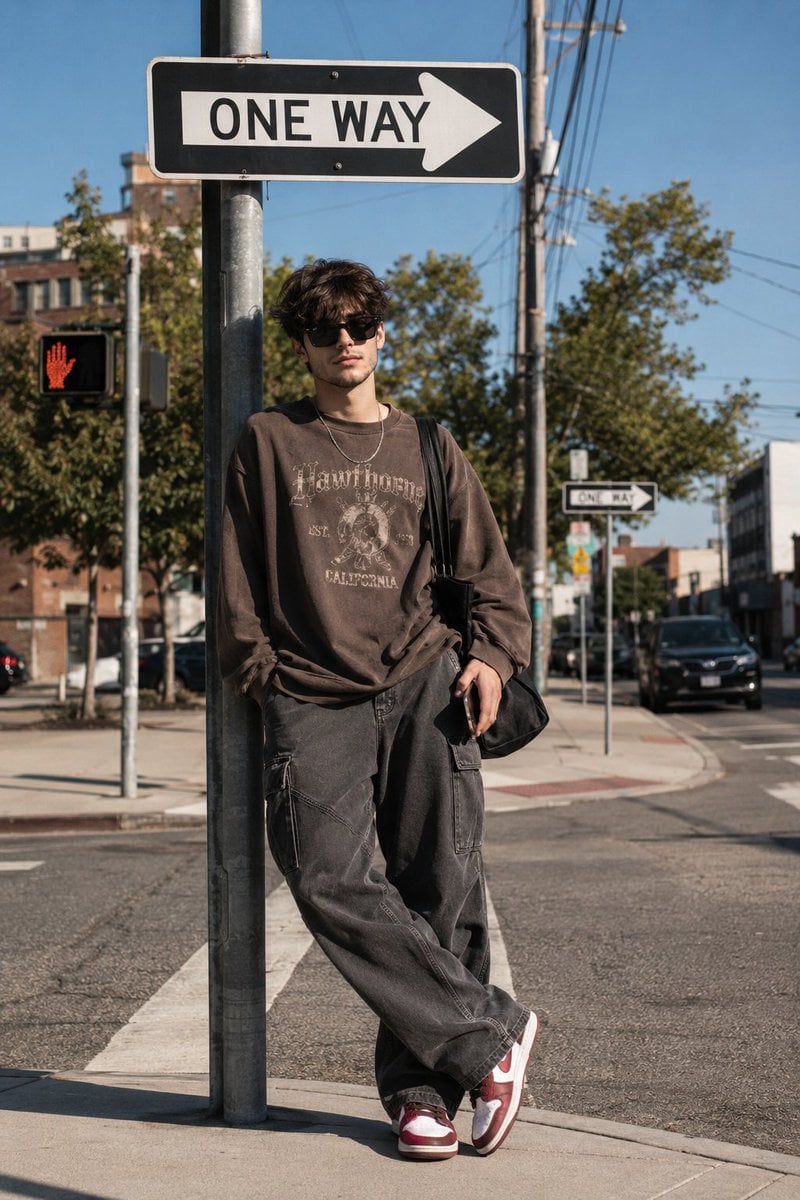 Urban Street Fashion Editorial Portrait