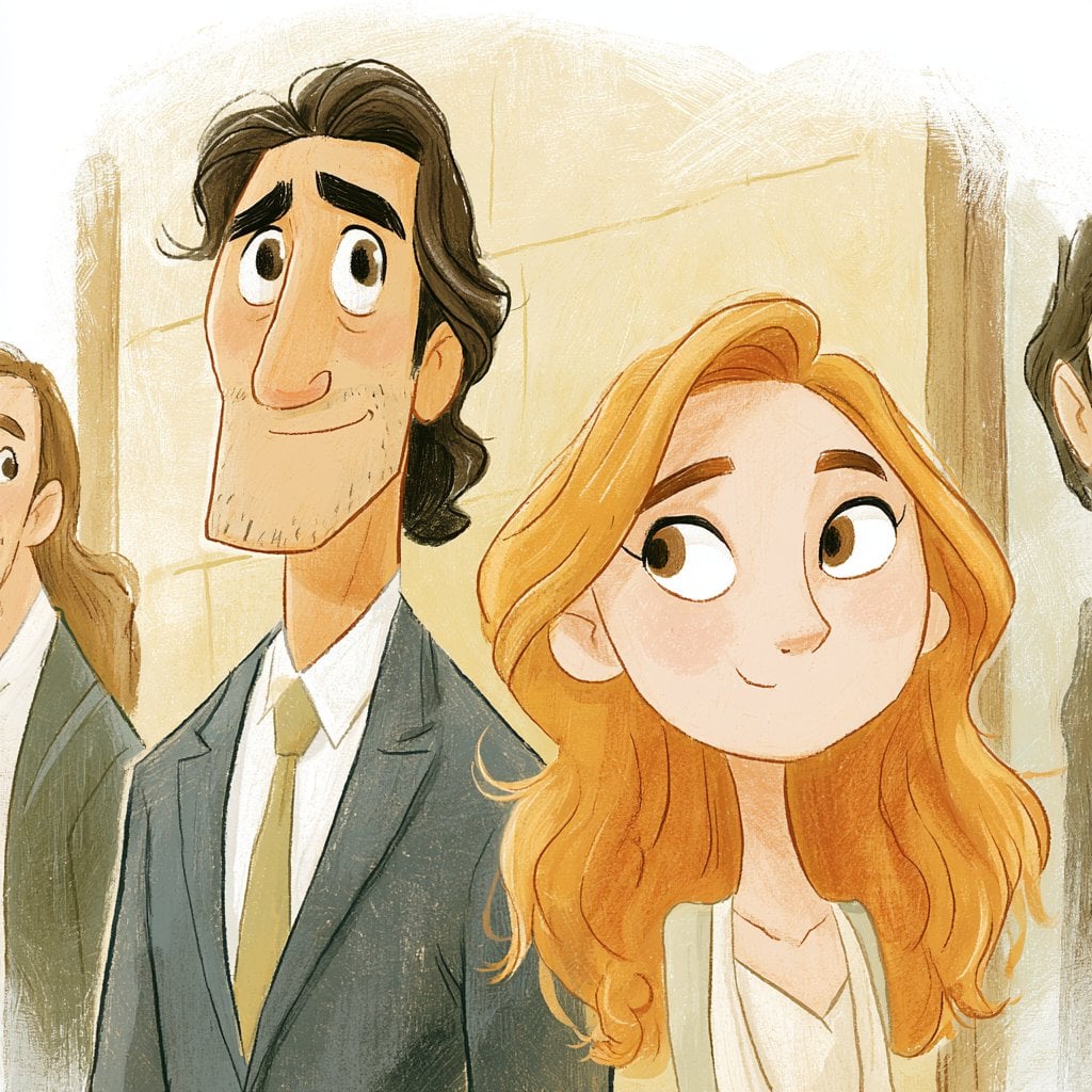Expressive Cartoon Characters with Painterly Warmth