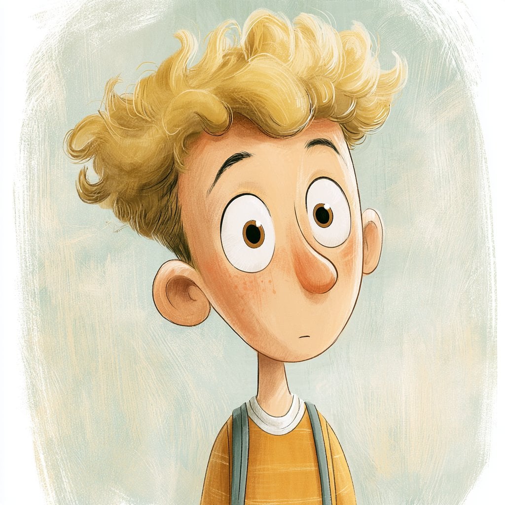 Expressive Cartoon Characters with Painterly Warmth thumbnail 4