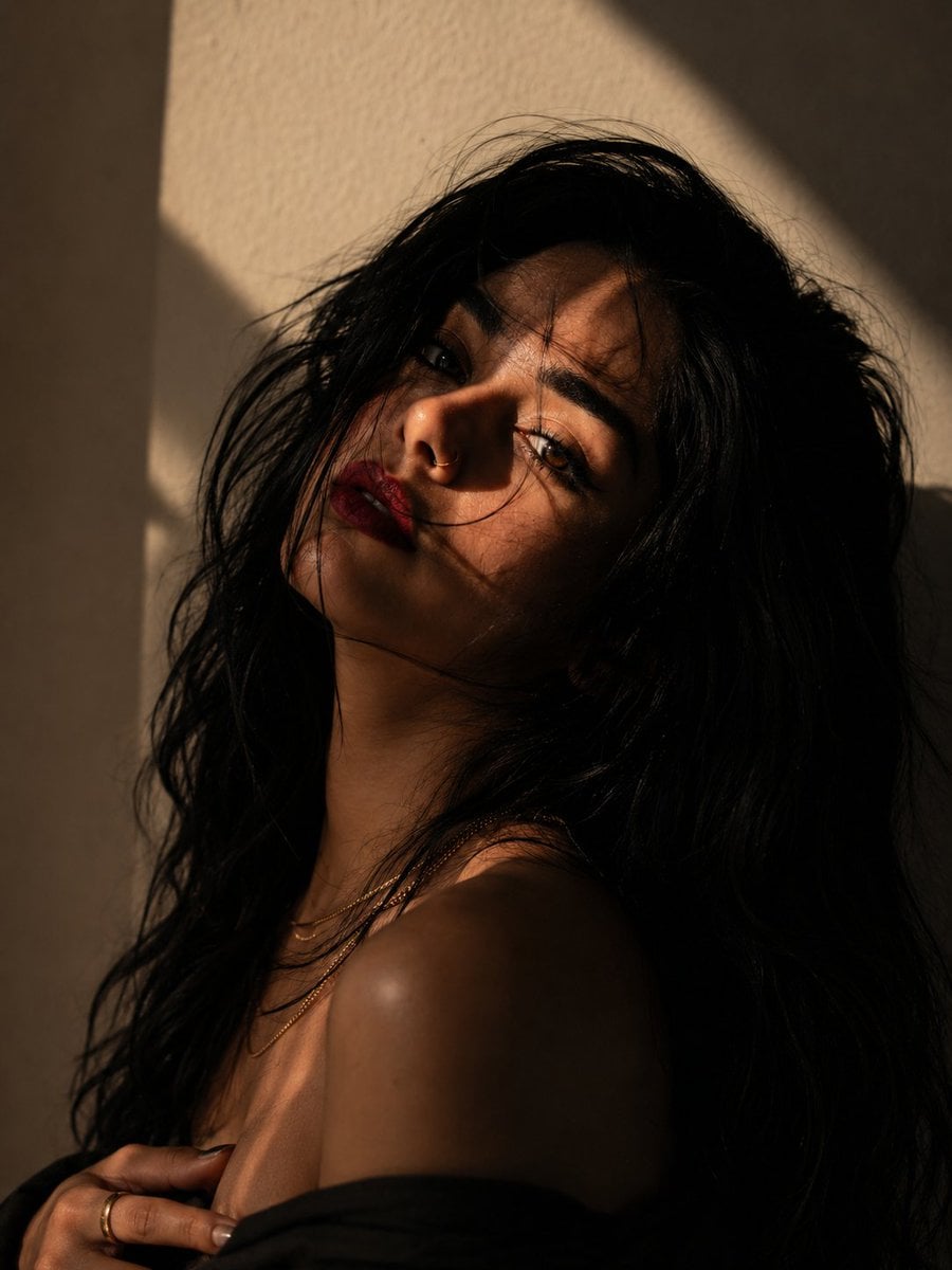 Cinematic Fine-Art Portrait with Golden Window Light