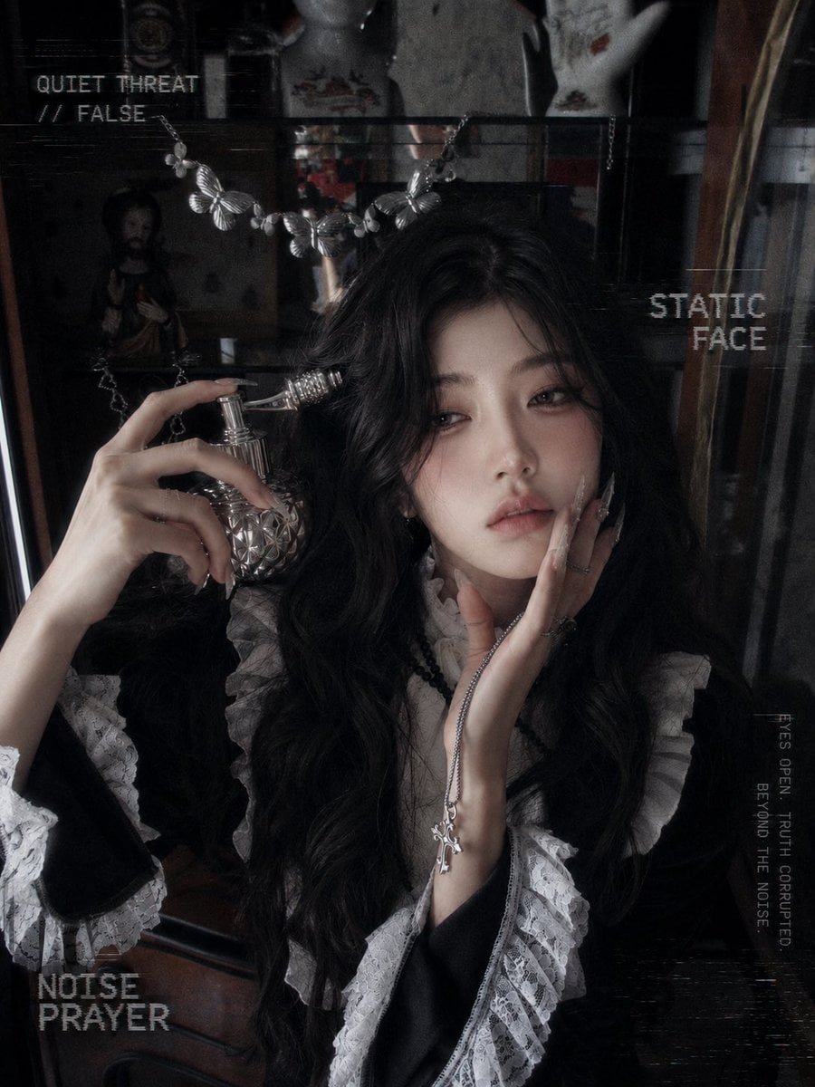 Dark Gothic Lolita Editorial in Victorian Room thumbnail 4