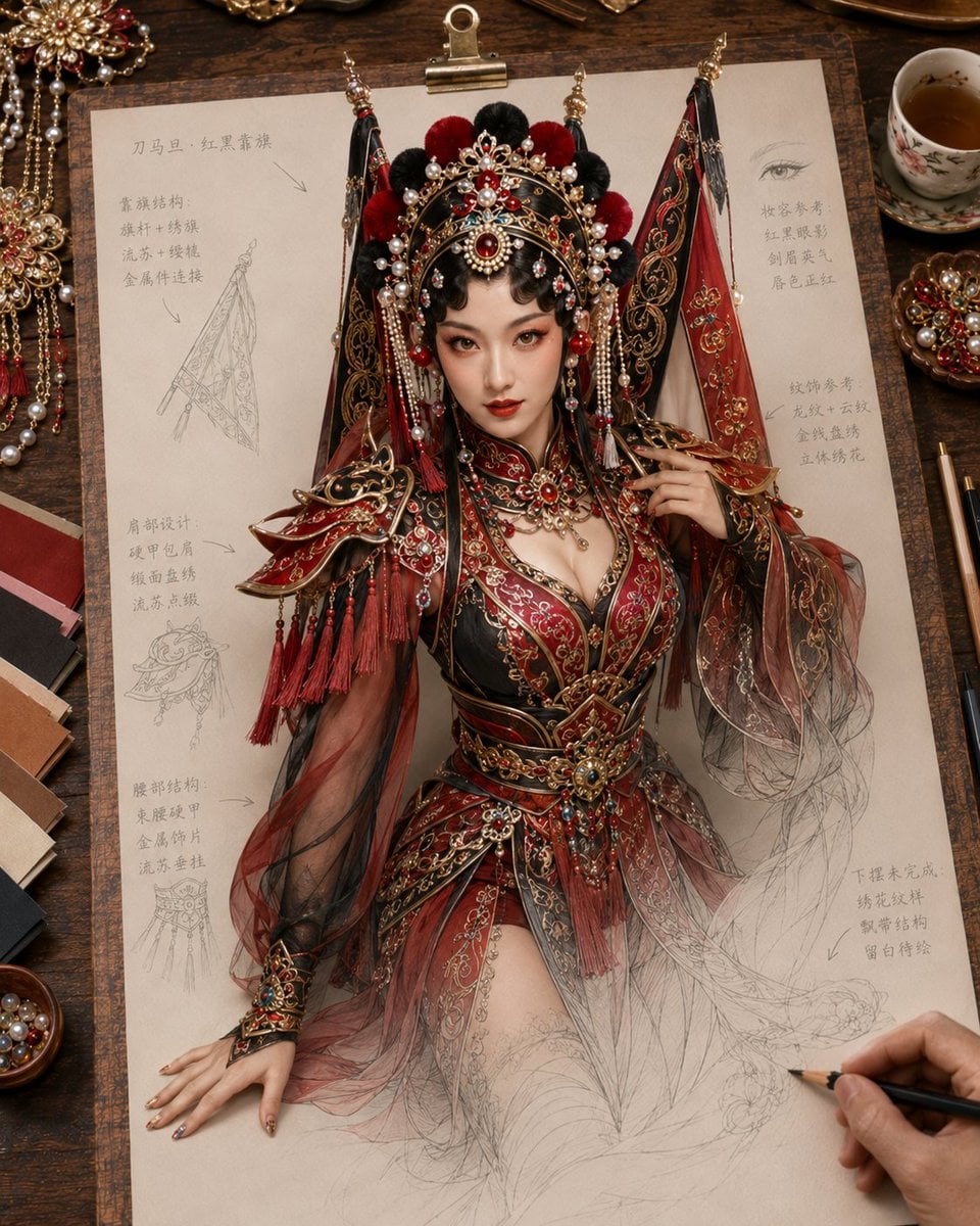 Paper to Reality: Opera-inspired Portrait with Elegance thumbnail 2