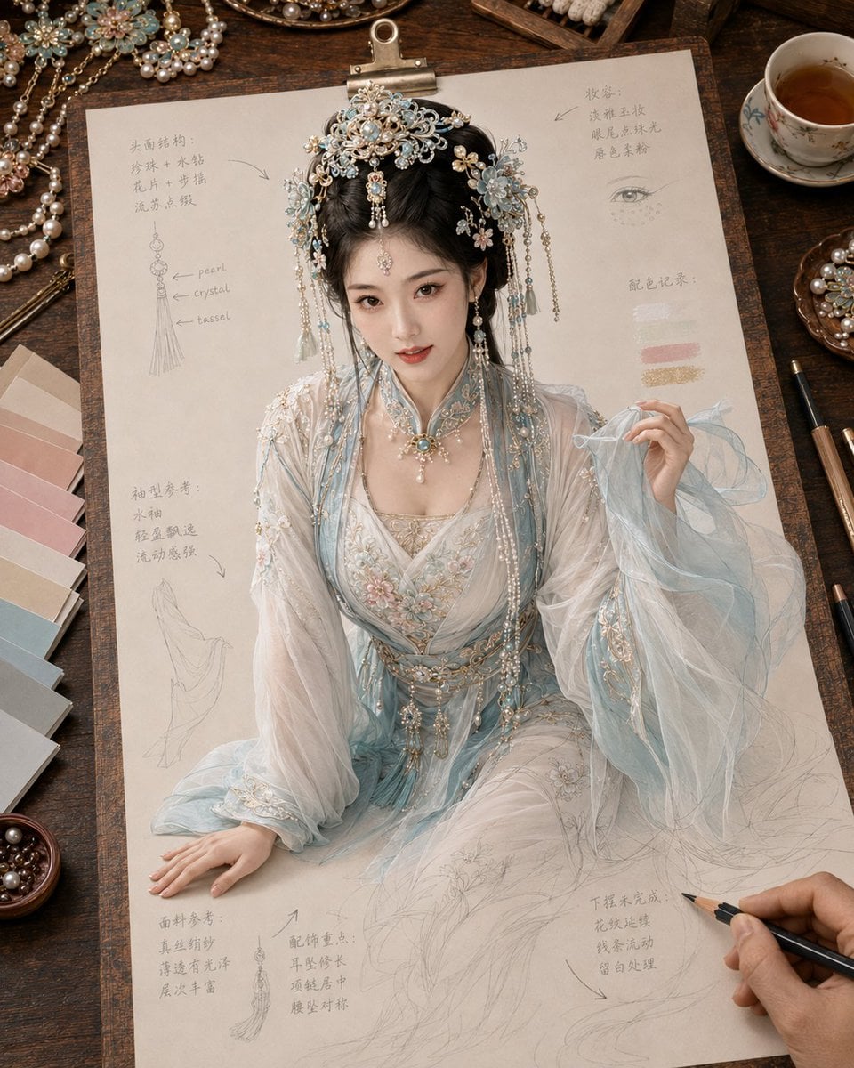 Paper to Reality: Opera-inspired Portrait with Elegance thumbnail 3