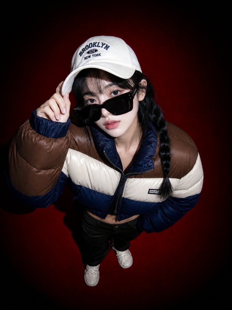 High-Angle Streetwear Portrait with Fisheye Lens thumbnail 2