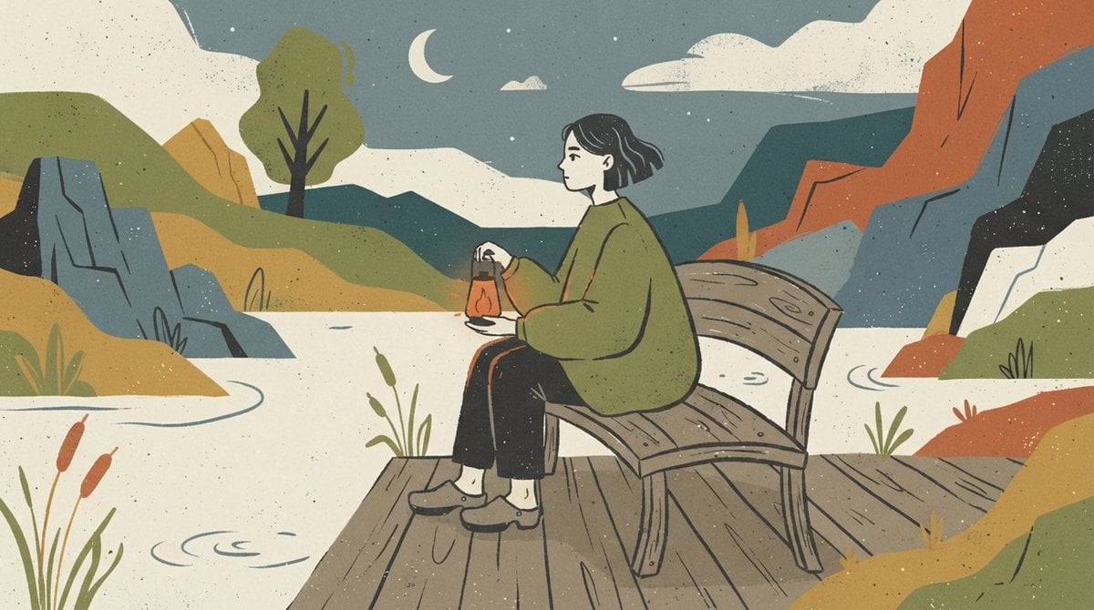 Minimal Flat Animated Scene with Unusual Palette thumbnail 4