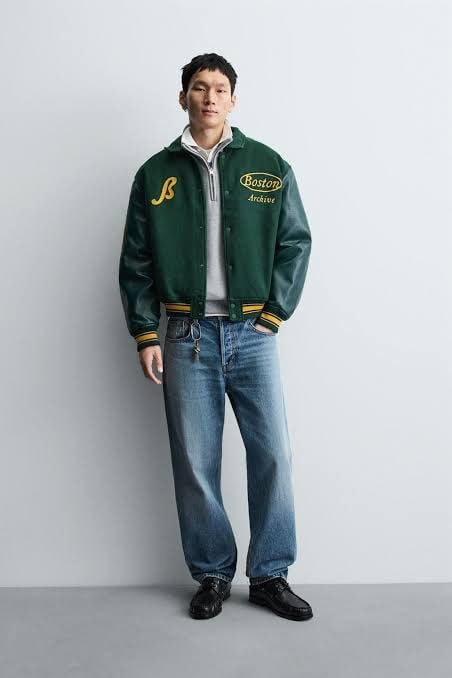 Zara Varsity Jacket Luxury Campaign Poster thumbnail 3