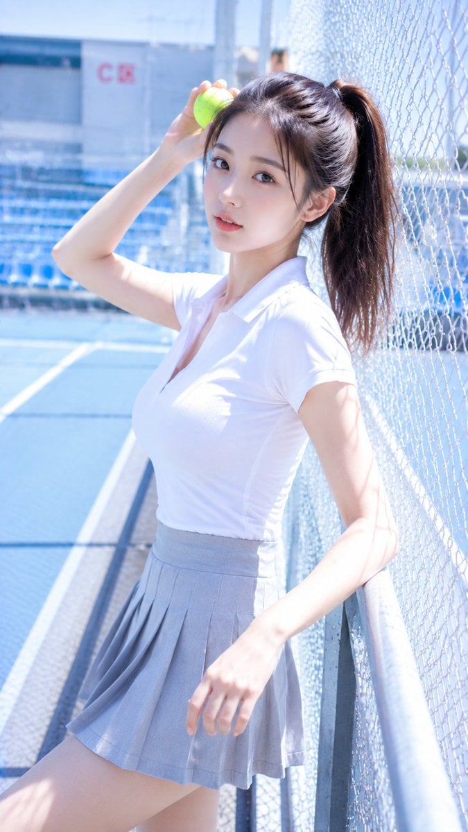 Cool White CCD Life Shot at Tennis Court