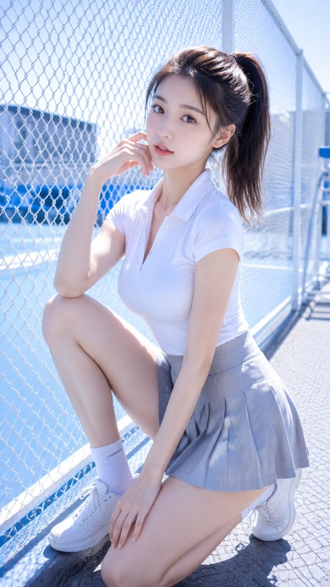 Cool White CCD Life Shot at Tennis Court thumbnail 2