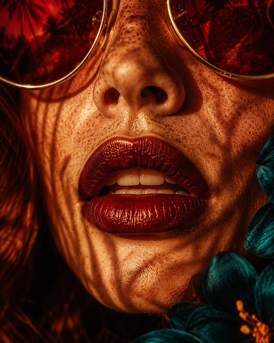 Summer Editorial Poster with Split Composition thumbnail 2