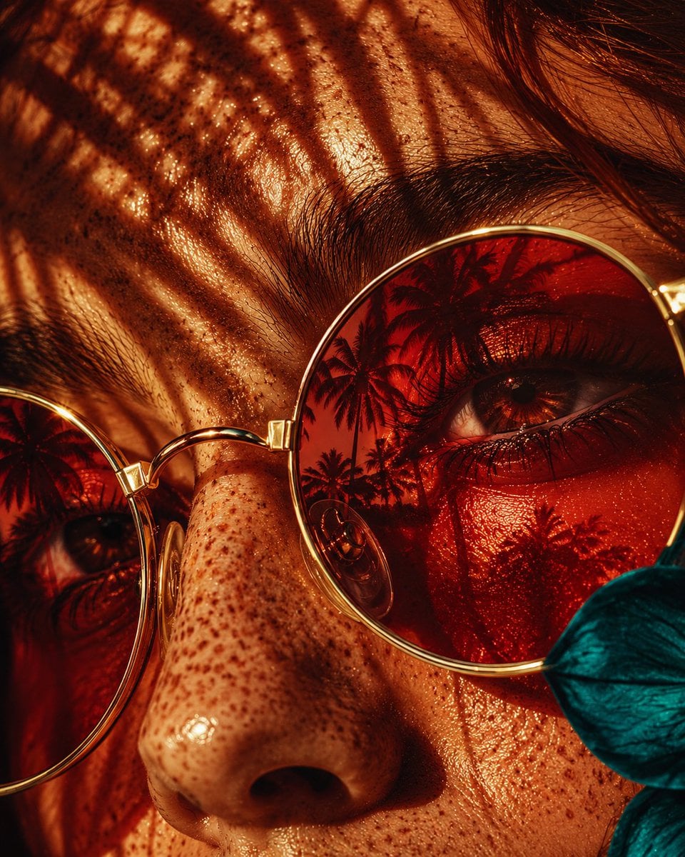 Summer Editorial Poster with Split Composition thumbnail 3