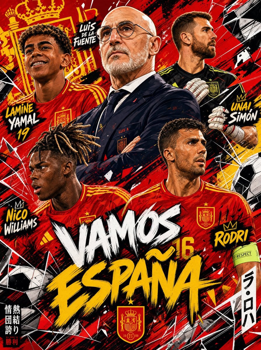 Dynamic Football Poster with Urban Anime Style thumbnail 3