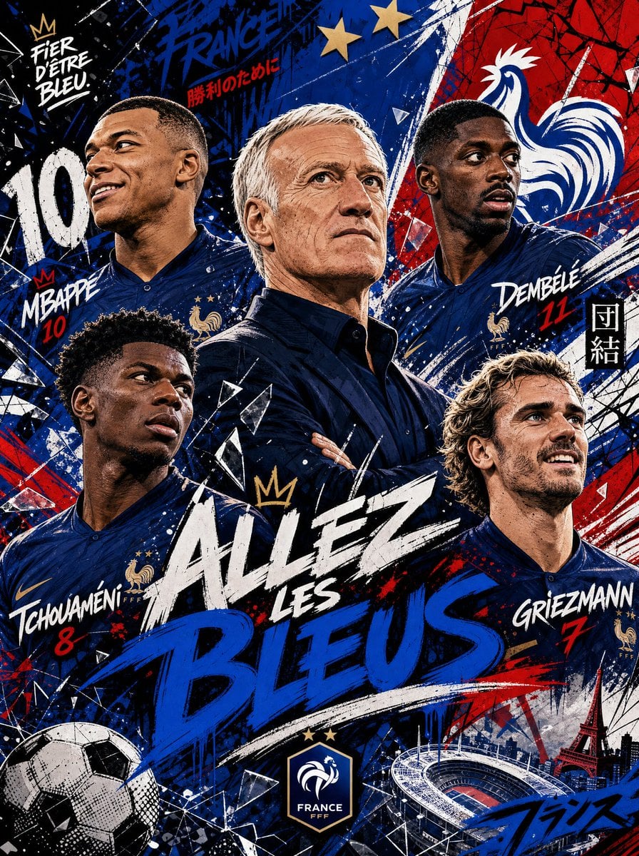 Dynamic Football Poster with Urban Anime Style thumbnail 4